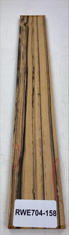 Fretboard Royal White Ebony, 520x74x9mm Unique Piece #158